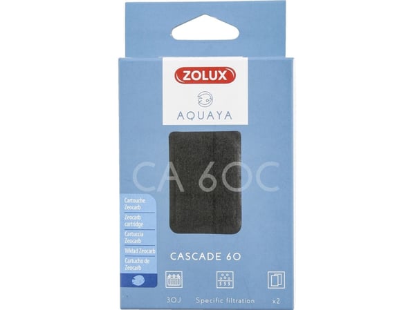 Zolux Aquaya Zeocarb Cascade 60 filterinnsats