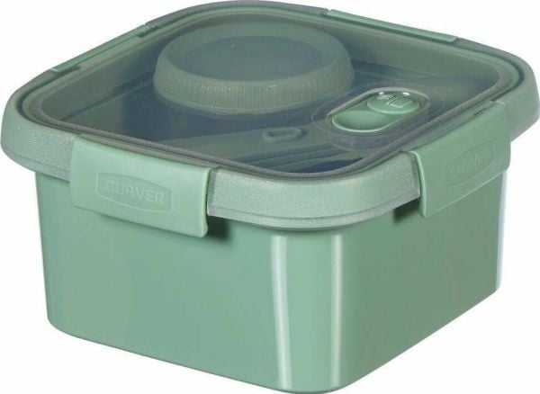 Curver firkantet matoppbevaringsboks LUNCH KIT med lokk