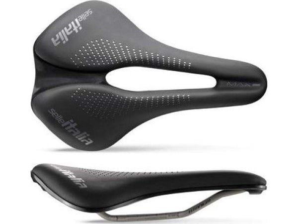 Selle Italia MAX NOVUS EVO BOOST GEL SUPERFLOW L sykkelsete (NY) TI 316 rør 7, fibra-tek
