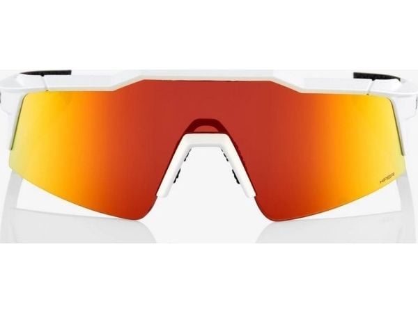 100 % briller 100 % SPEEDCRAFT SL Soft Tact Off White - HiPER rød flerlags speillinse (rød flerlags speillinse LT 21 % + transparent linse LT 93 %)...