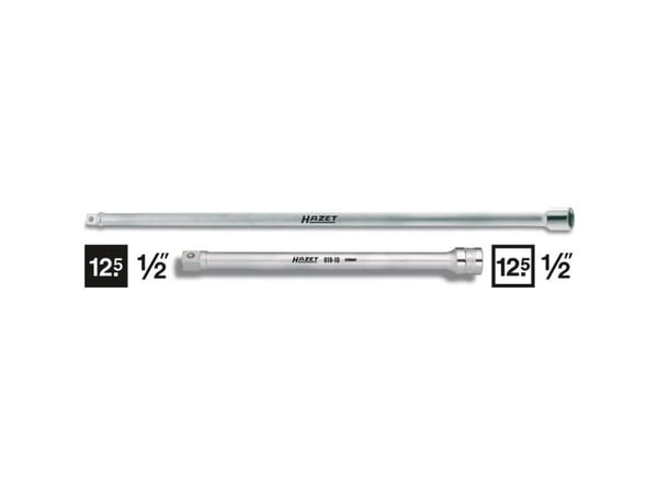 HAZET 918-10, Stikkontakt, 1/2", Metrisk/imperisk, 1 hoder, 12.5 mm, 1/2"