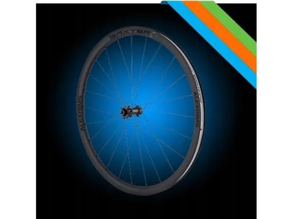 Alexrims ALEXRIMS BAXTER 3.0 ROAD DISC 700C karbon gravelfelg, 30 mm, tubeless ready, Disc brake Centerlock, stiv aksel, maskinlagre (1650 g) (NY)