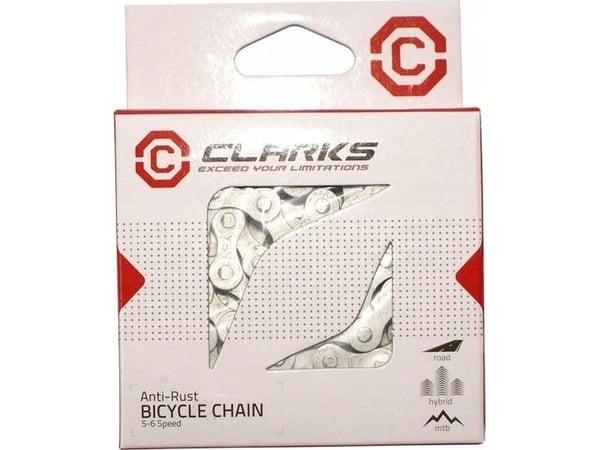 Clarks kjede C5-7AR 5–7 gir 116 ledd 1/2"x3/32" lenke anti-korrosjon sølv