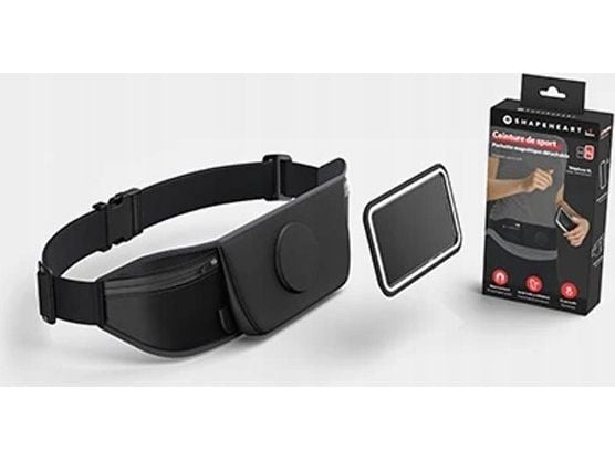 Shapeheart løpebelte med telefonetui til hofte BELT AMZ str. M < 14,7 cm
