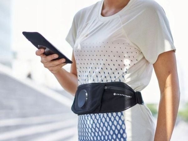 Shapeheart løpebelte med telefonetui til lår, BELT AMZ str. XL (< 16,5 cm)