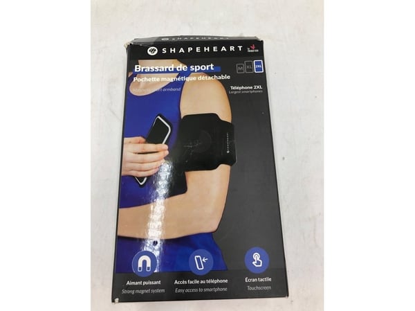 Shapeheart treningsbånd med telefonetui til armbånd SHAPEHEART NHR AMZ str. XXL < 17,2 cm (NY)