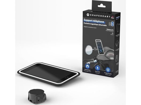 Shapeheart telefonholder til sykkelstyre/motorsykkel/sparkesykkel SHAPEHEART BIKE AMZ str. XXL < 17,2 cm (NY)