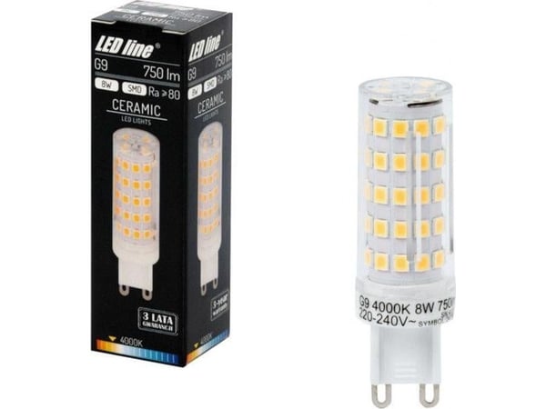 Ledline LED-pære 8 W, 750 lm, 4000 K, 270°