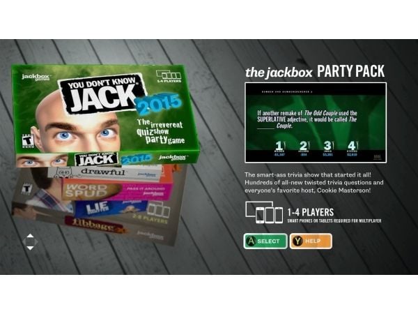 Microsoft The Jackbox Party Pack, Xbox One, Xbox One, T (Teen)