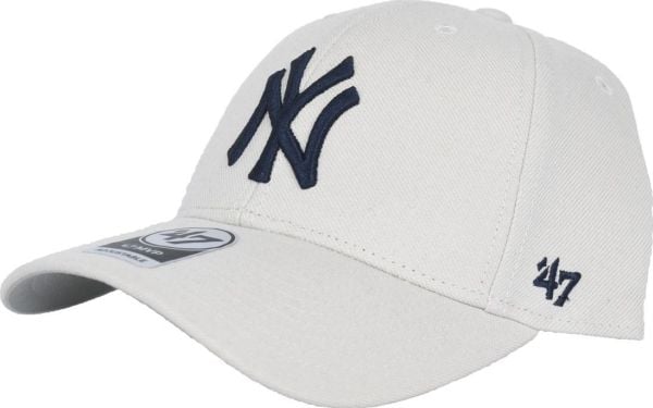 47 Brand 47 Brand New York Yankees MVP Cap B-MVP17WBV-BN Bezowe Yksi koko
