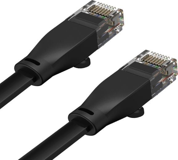 Unitek RJ45 - RJ45, Cat.6, 0,5 m, svart (C1808GBK)