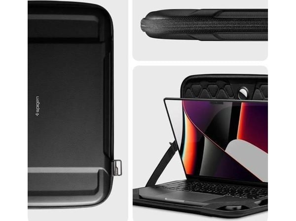 Spigen Rugged Armor Pro - Hardskallsveske for notebook - robust - 14" - svart