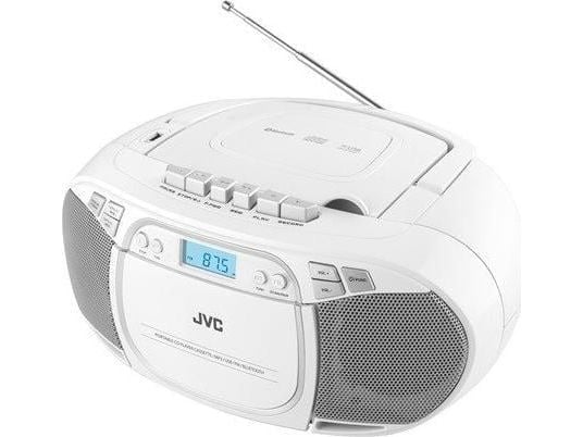 JVC RC-E451W, 1,6 kg, Hvit, Bærbar CD-spiller
