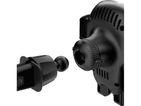 Dudao bilholder med innebygd trådløs lader Qi 15W grå (F20xs)