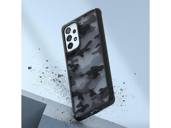Ringke Ringke Fusion Matt deksel med gelramme til Samsung Galaxy A73 svart