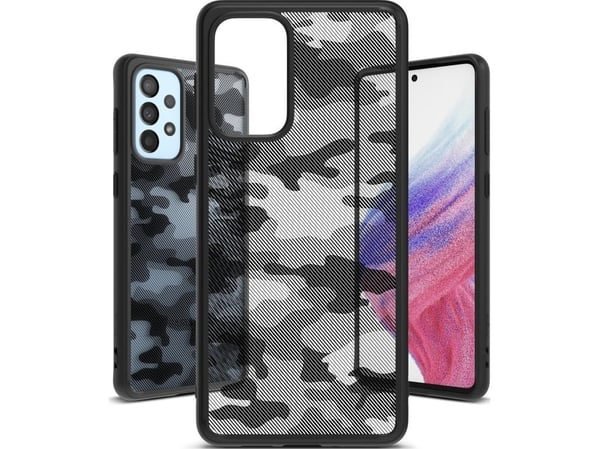 Ringke Fusion Matte TPU-skal med ram för Samsung Galaxy A73 - svart