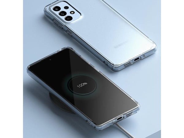 Ringke Fusion Matte TPU-etui med gjennomsiktig gel-ramme for Samsung Galaxy A73
