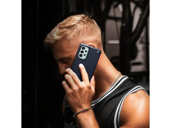 Ringke Ringke Onyx slitesterkt deksel til Samsung Galaxy A73 marineblå