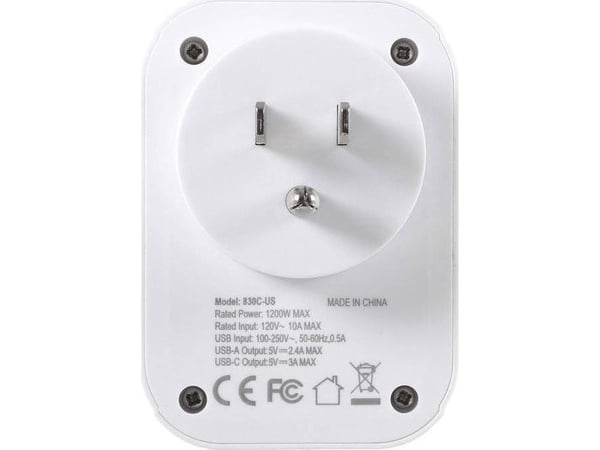 Lifeventure ADAPTER PODRÓŻNY USB / USB C LIFEVENTURE WORLD TO US TRAVEL