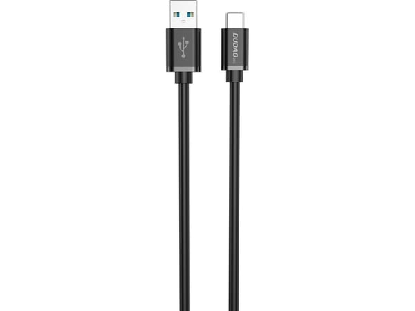 Dudao USB-A til USB-C-kabel 1 m svart (6973687242273)