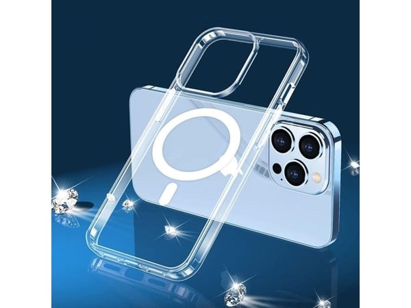 Tech-Protect MagMat MagSafe-skal till iPhone 13 - genomskinligt
