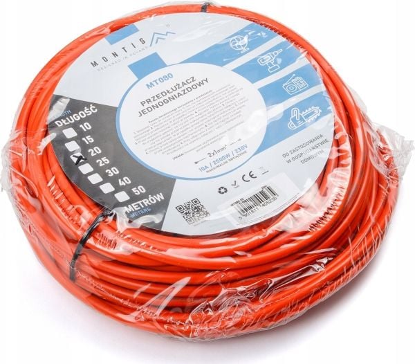 Montis Puutarhan jatkojohto 10m 2x1mm MT080-10 Montis Montis