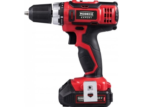 Bore-/skrutrekker Modeco MN-91-136 18 V 1 x batteri 1,5 Ah