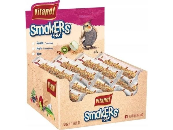 Vitapol SMAKERS BOX frukt til nimfer 12 stk/eske