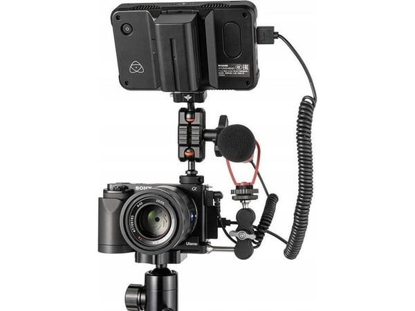Ulanzi feste/montering på skinne 4x 1/4" ISO for Sony ZV-E10 (R095)