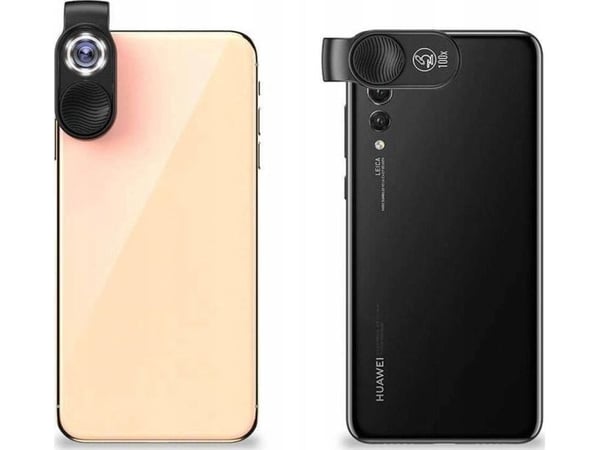 Apexel digitalt mikroskopobjektiv til telefon / forstørrelse 100x / Apl-ms001