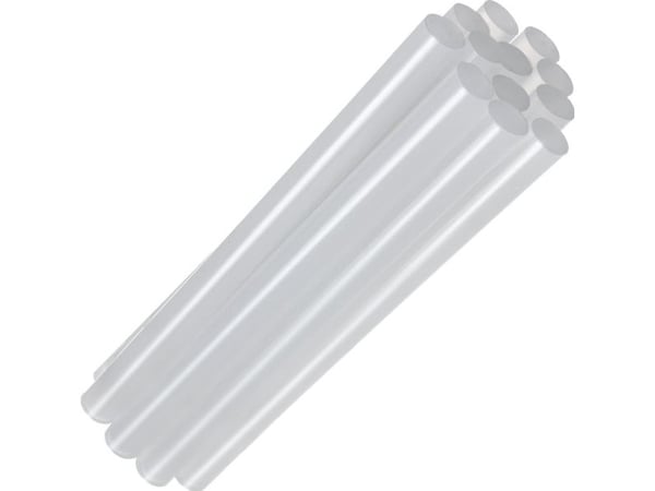 Maclean limpistol, transparent - pinnar, 11x150mm, förpackning med 12 st, MCE434