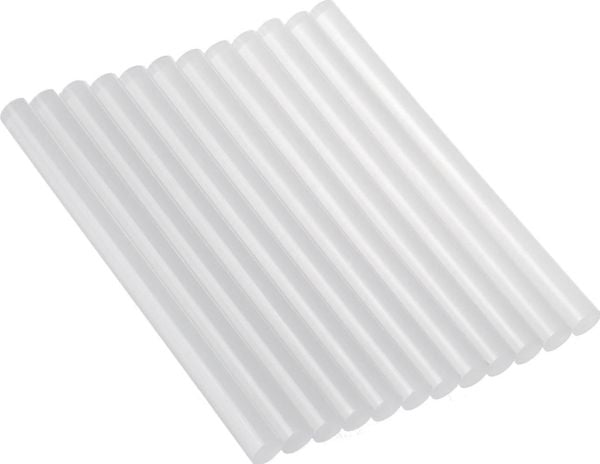 Maclean limpistol, transparent - pinnar, 11x150mm, förpackning med 12 st, MCE434