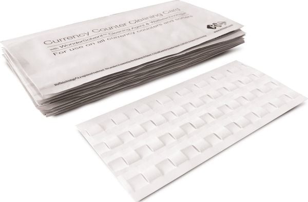 Safescan 152-0663, Rengjøringskort, Safescan, Safescan bill counters, Hvit, 153 mm, 76 mm