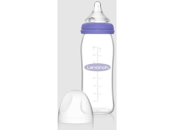 Lansinoh Natural Wave -tuttipullo 240 ml, lasi, M-tutti (7018455)