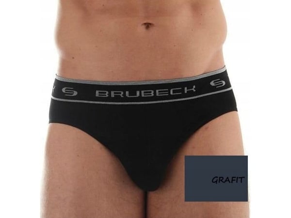 Brubeck LS15700 Miesten DRY-paita grafiitti/sininen S