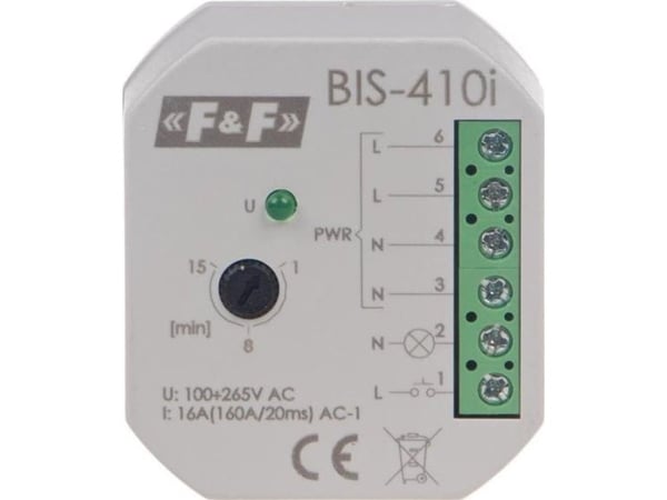 BIS-410-LED-24V bistabiili rele