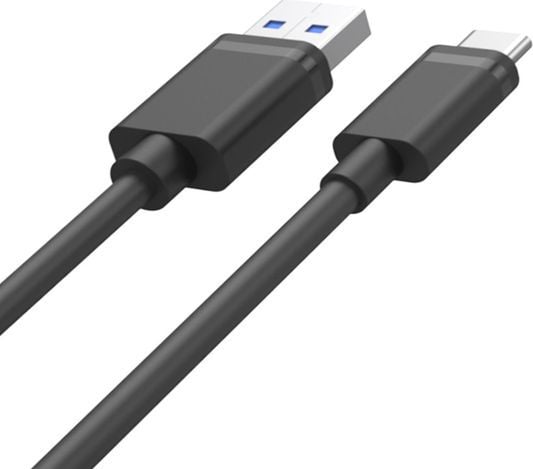 Unitek USB-kabel USB-A til USB-C 0,5 m svart (Y-C491BK)
