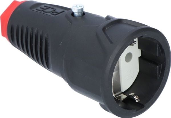 PCE Bærbar gummisokkel 16A 2P + Z 230V SCHUKO VDE IP20 TAURUS2 2510-sr