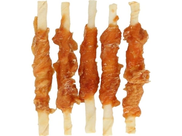 HILTON Chicken wrap white rawhide stick - Hundegodbidder - 500 g