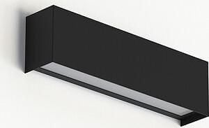 Vegglys Nowodvorski svart lampe over speil STRAIGHT WALL 7601 vegglampe