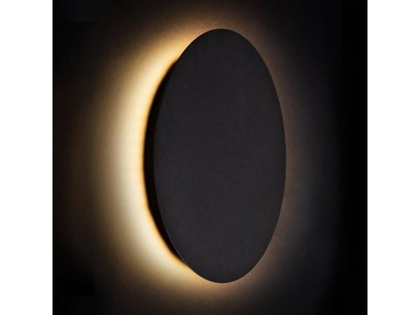 Nowodvorski Ring 7636 LED vegglampe 12W 3000K, svart