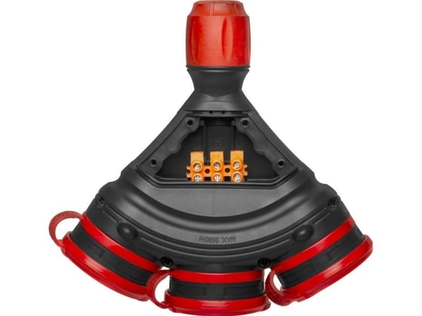 AWTOOLS EXTREME KOLMINKERTAINEN PISTORASIA LÄPILLÄ IP54 16A