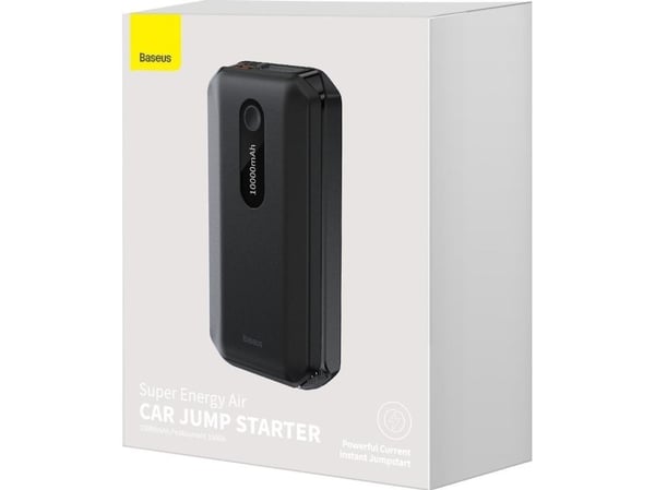 Powerbank / Baseus Super Energy auton hyppykäynnistin, 10000mAh, 1000A, USB (musta)