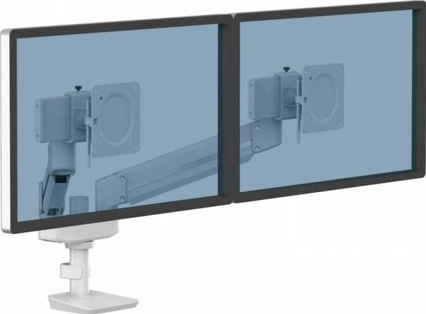 Fellowes Tallo 2-monitorsarm vit, VIT