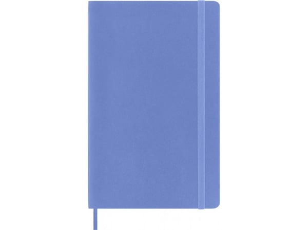 Moleskine anteckningsblock MOLESKINE Classic L (13x21 cm) linjer, mjuk pärm, hydrangea blue, 240 sidor, blå
