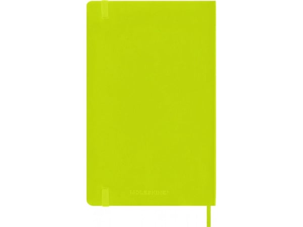 Moleskine Muistikirja MOLESKINE Classic L (13x21 cm) tavallinen, pehmeäkantinen, sitruunanvihreä, 240 sivua, vihreä, vihreä
