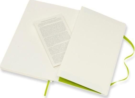 Moleskine Muistikirja MOLESKINE Classic L (13x21 cm) tavallinen, pehmeäkantinen, sitruunanvihreä, 240 sivua, vihreä, vihreä