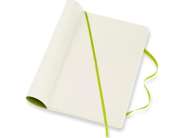 Moleskine anteckningsblock MOLESKINE Classic L (13x21 cm) slät, mjuk pärm, lemon green, 240 sidor
