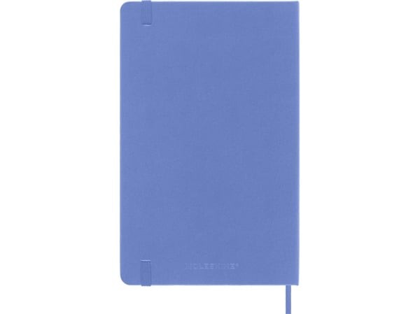 Moleskine-anteckningsbok MOLESKINE Classic L (13x21 cm) med linjer, hårt omslag, hydrangea blue, 240 sidor, blå