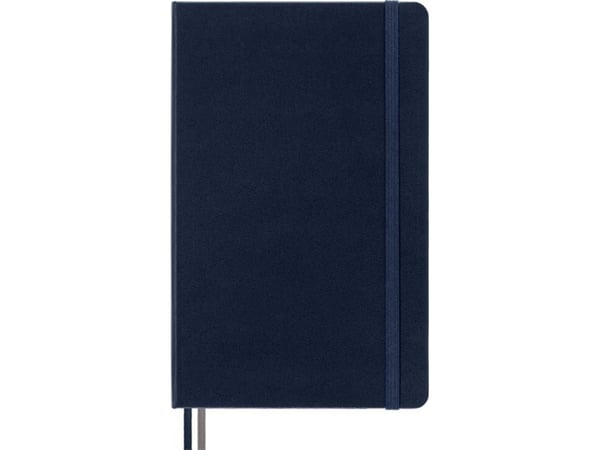 Moleskine-anteckningsbok MOLESKINE Classic L 13x21 cm, linjer, hårt omslag, sapphire blue, 400 sidor, blå